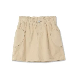 Girls Corduroy Skirt with Heart Pockets