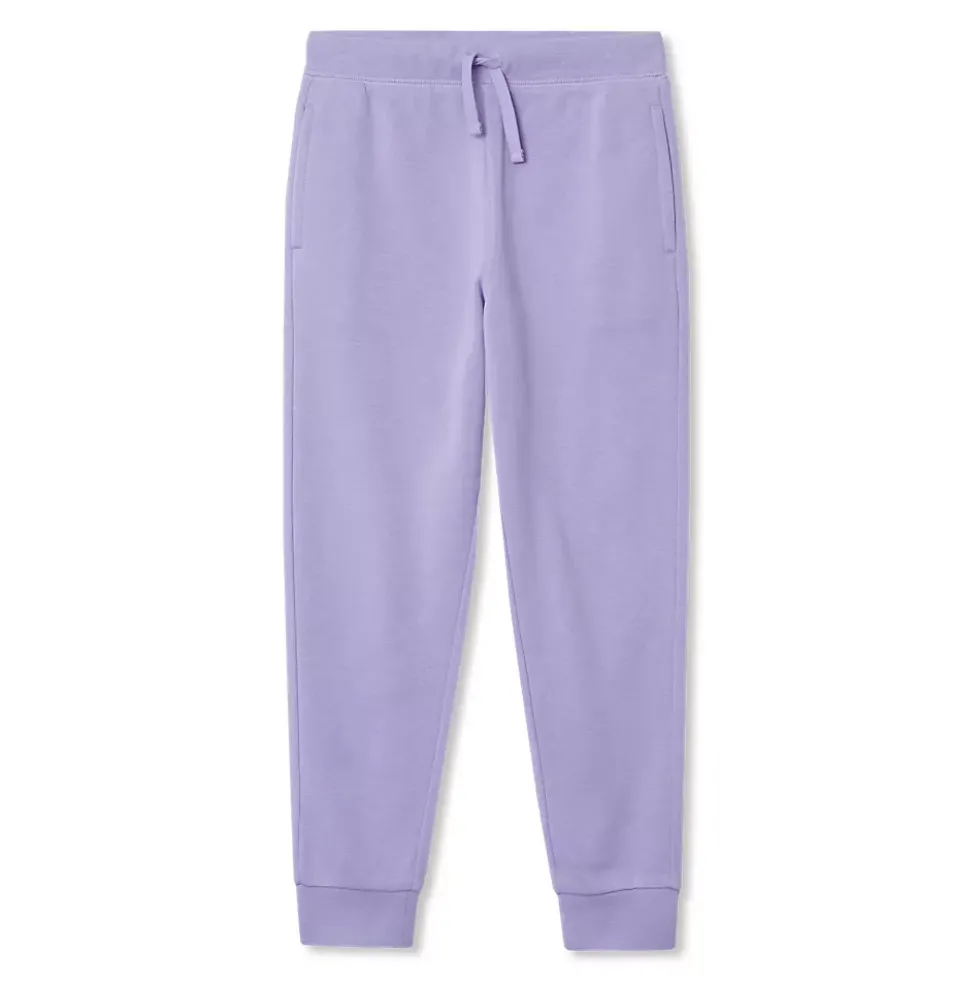 Girls Cotton Fleece Jogger Sweatpants