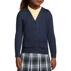 Girls Cotton Modal Button Front Cardigan Sweater