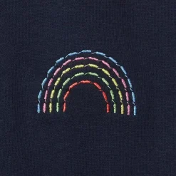 Girls Crew Neck Embroidered Sweatshirt