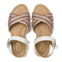 Girls Easy On Braided Sandals