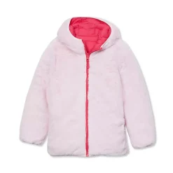 Girls FeatherFree™ Reversible Hooded Jacket