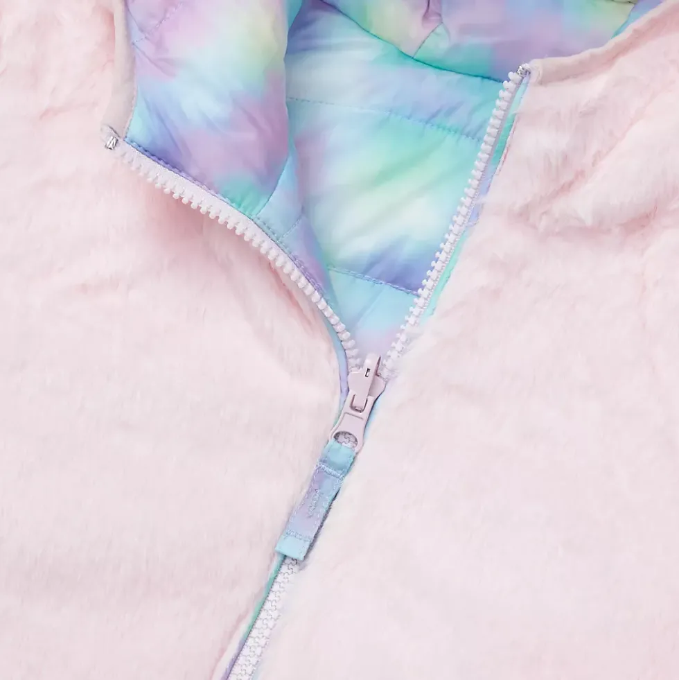 Girls FeatherFree™ Reversible Hooded Jacket