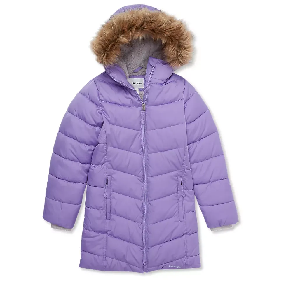 Girls Fleece Lined Parka