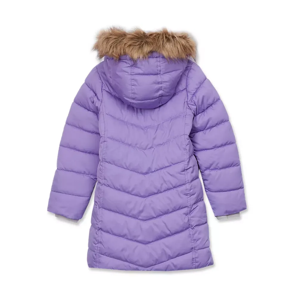 Girls Fleece Lined Parka