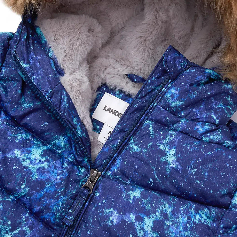 Girls Fleece Lined Parka