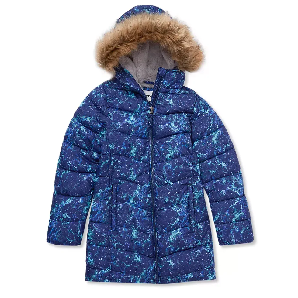 Girls Fleece Lined Parka