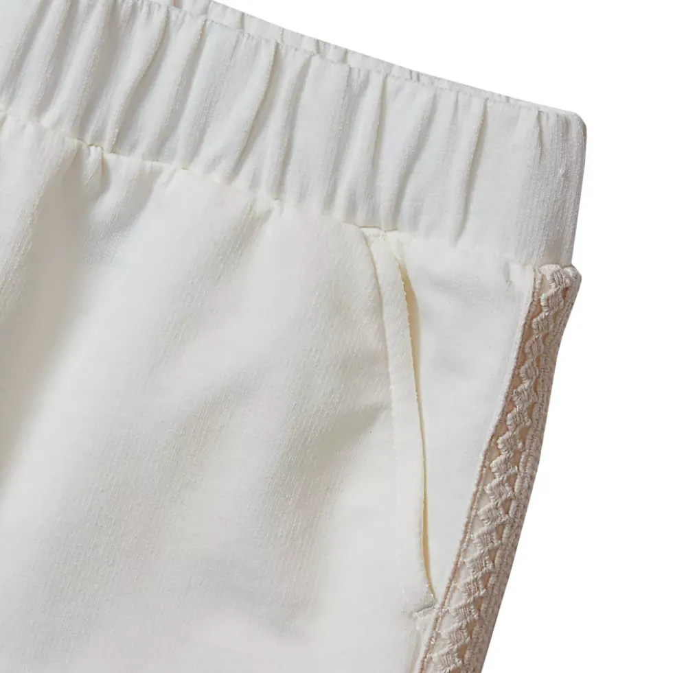 Girls French Terry Pull On Shorts