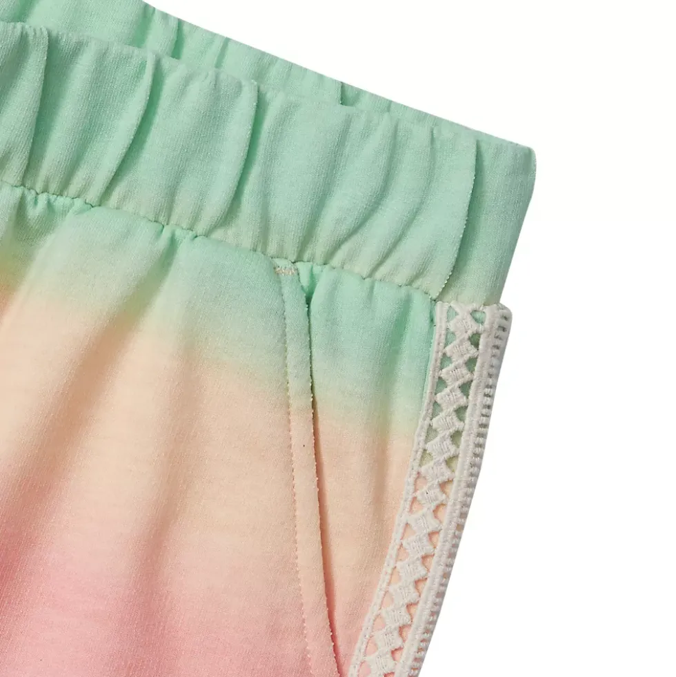 Girls French Terry Pull On Shorts
