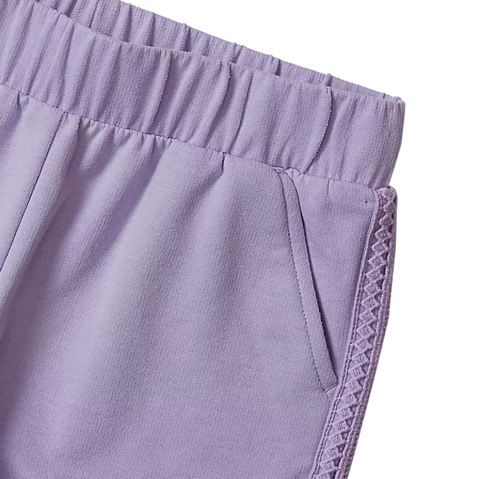 Girls French Terry Pull On Shorts