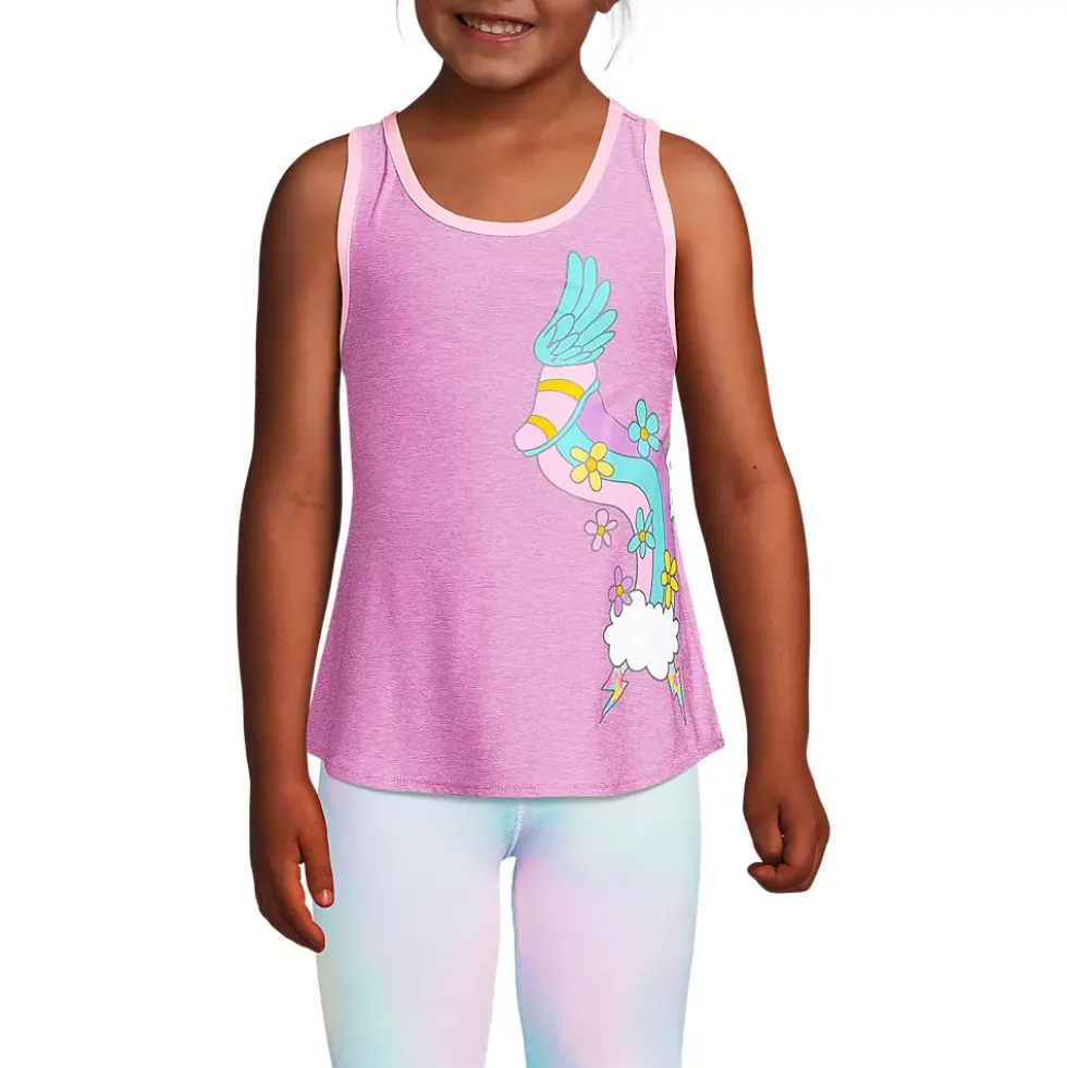 Girls Gathered Back Active Performance Tank
