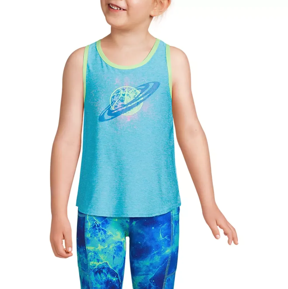 Girls Gathered Back Active Performance Tank