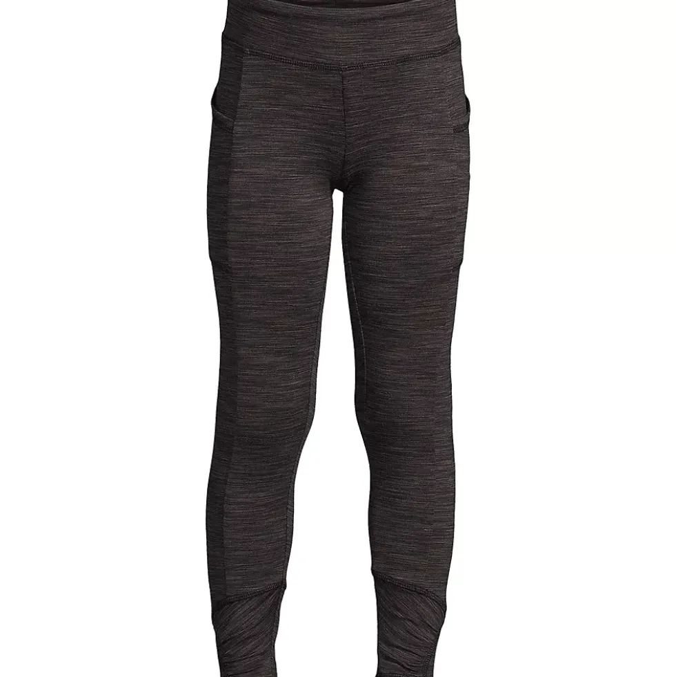 Girls Gathered Hem Active Leggings