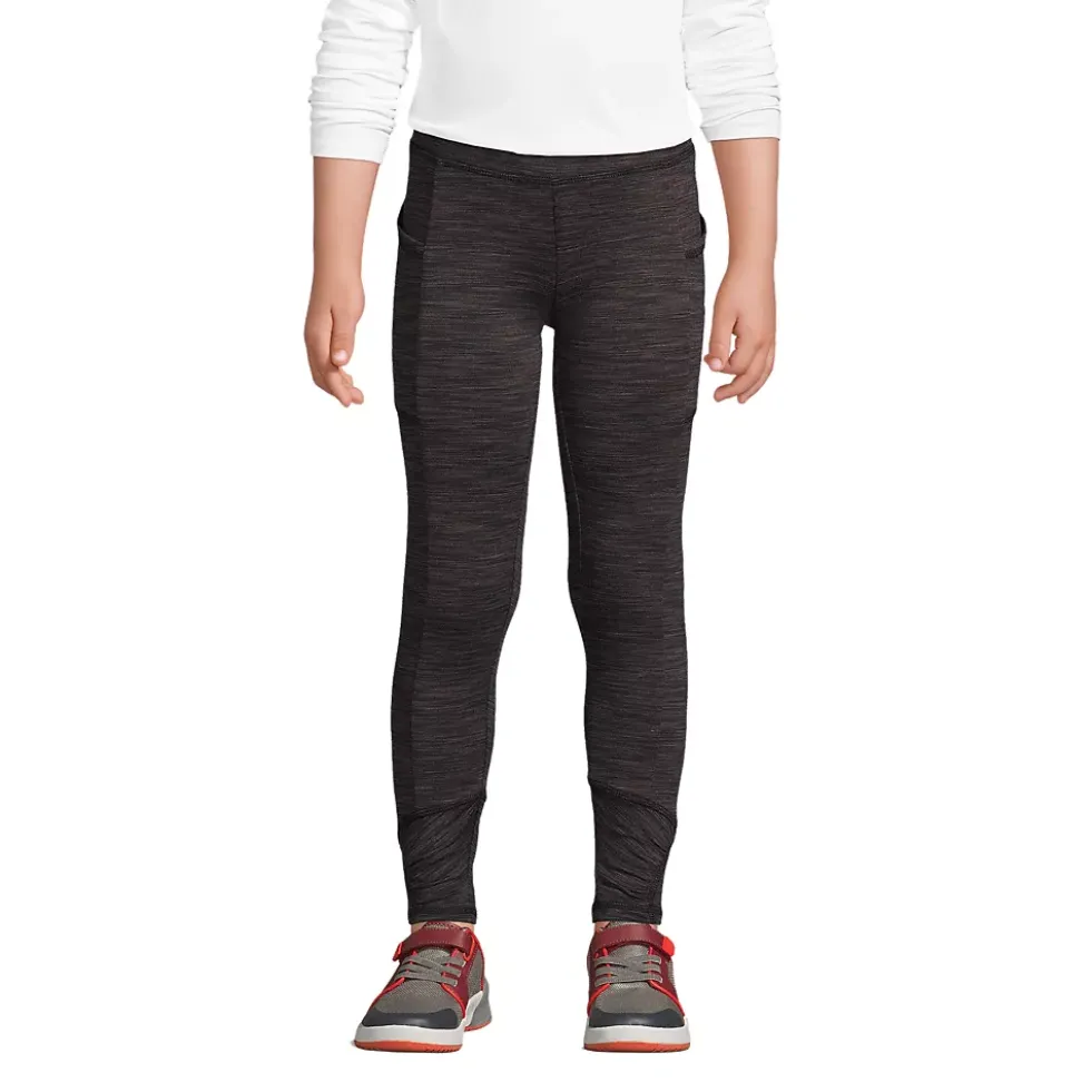 Girls Gathered Hem Active Leggings