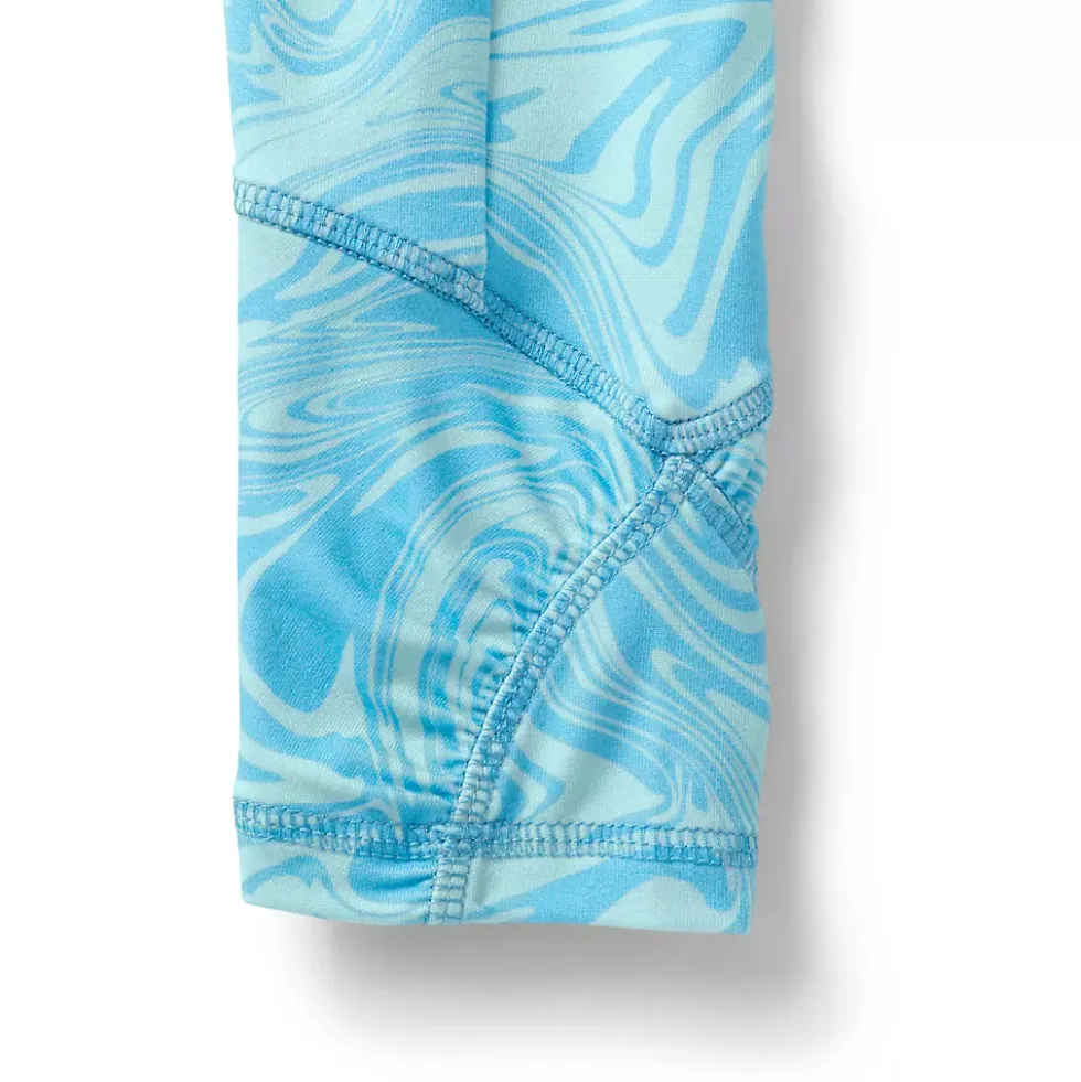 Girls Gathered Hem Active Leggings