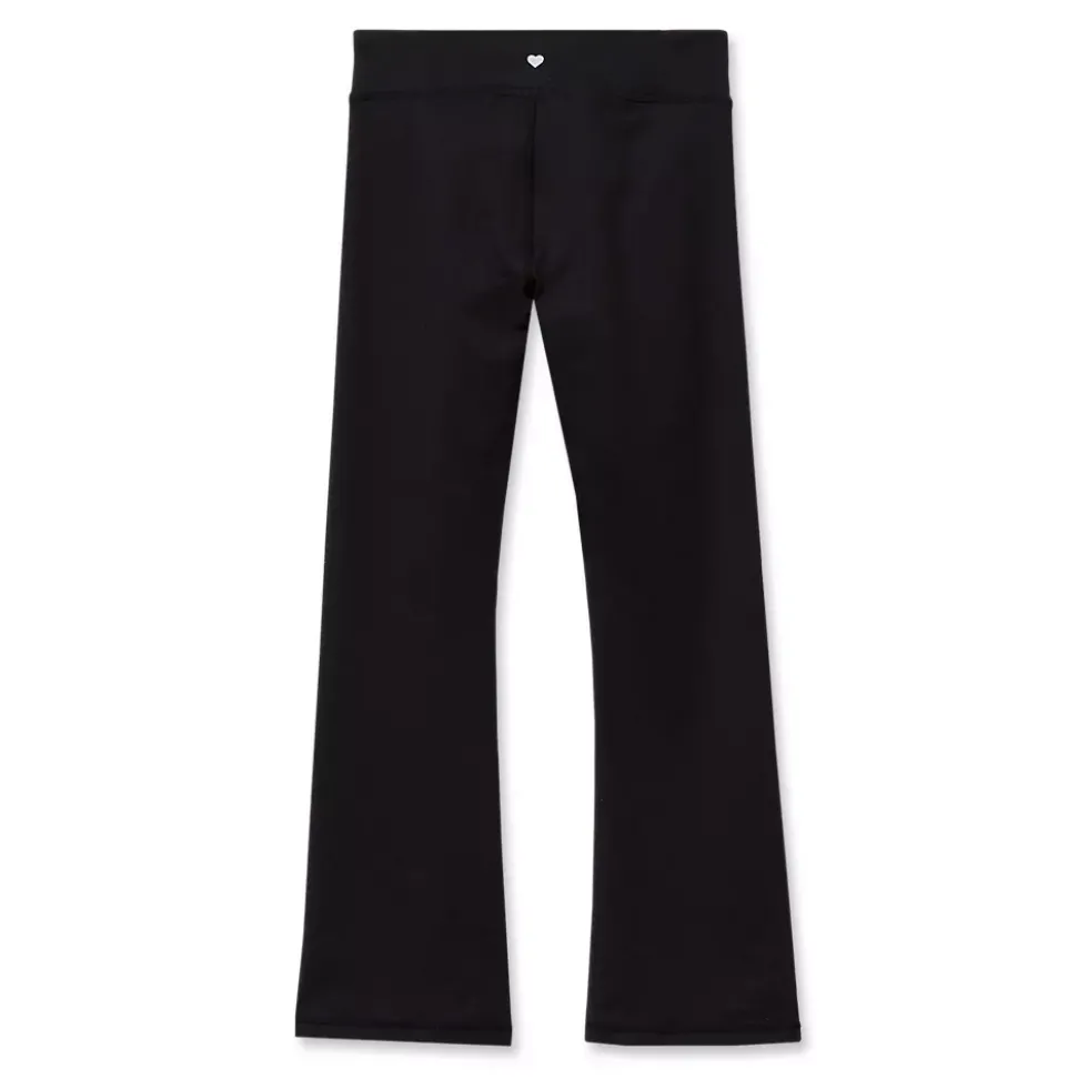 Girls High Waisted Active Flare Leggings