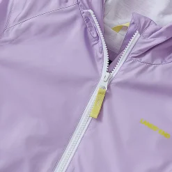 Girls Hooded Water Resistant Rain Jacket