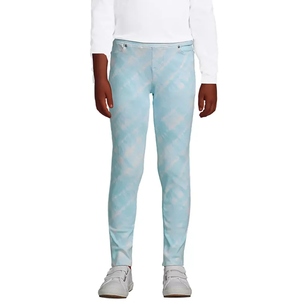 Girls Iron Knee Denim Jeggings