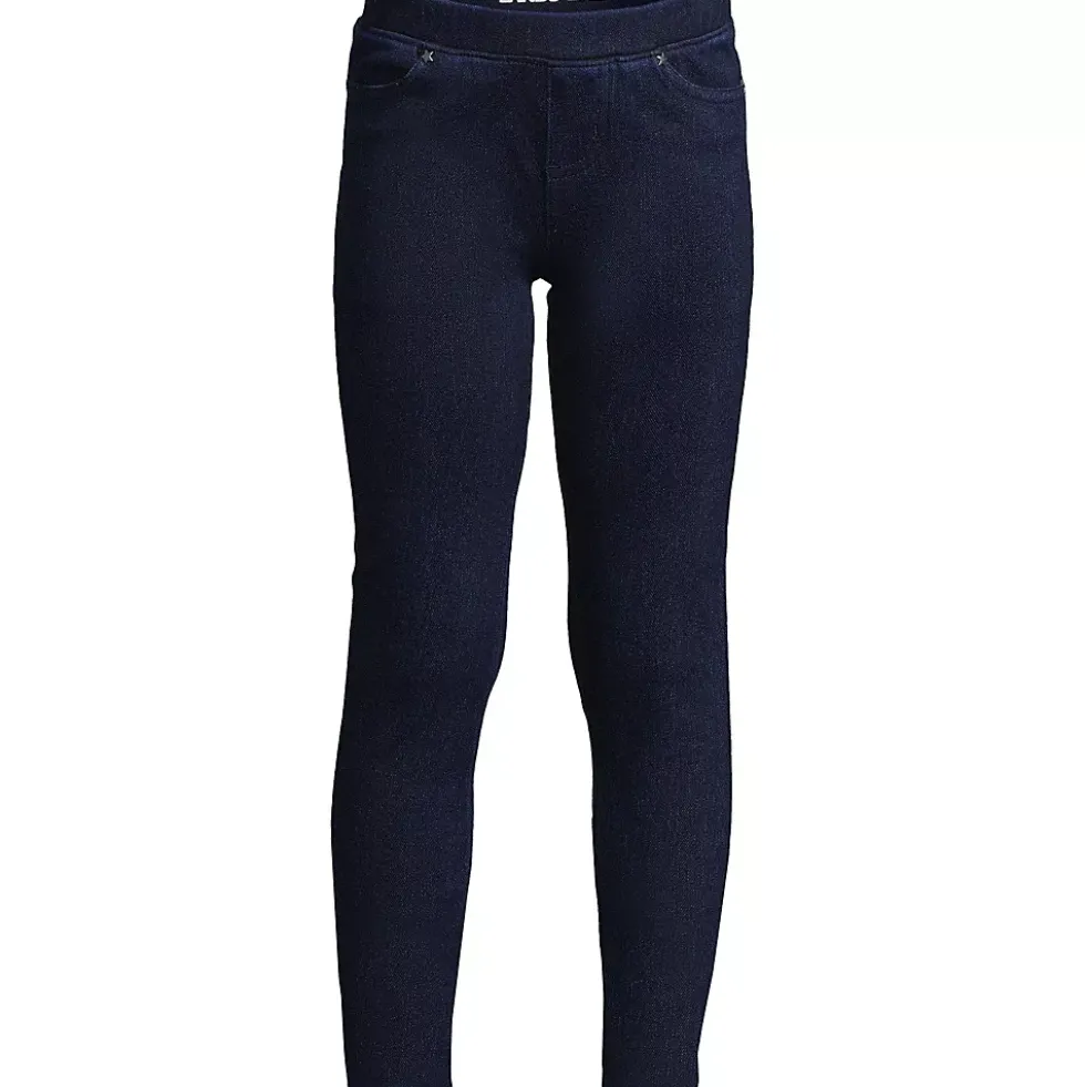 Girls Iron Knee Denim Jeggings