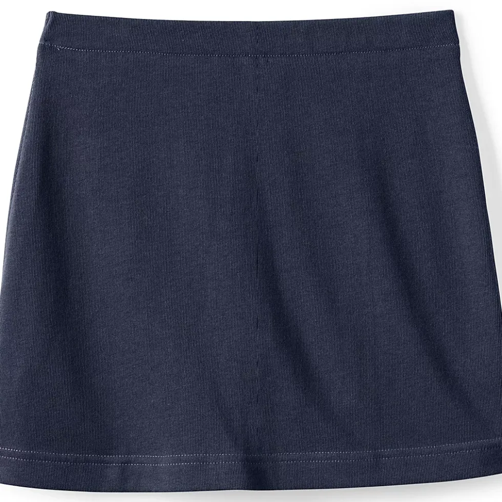 Girls Knit Skort Above the Knee