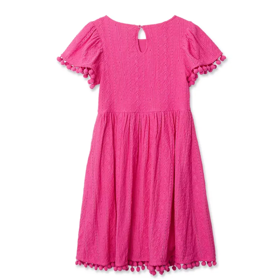 Girls Lace Short Sleeve Dress