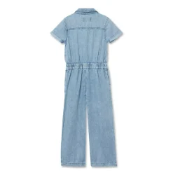 Girls Lightweight Denim Jumpsuit