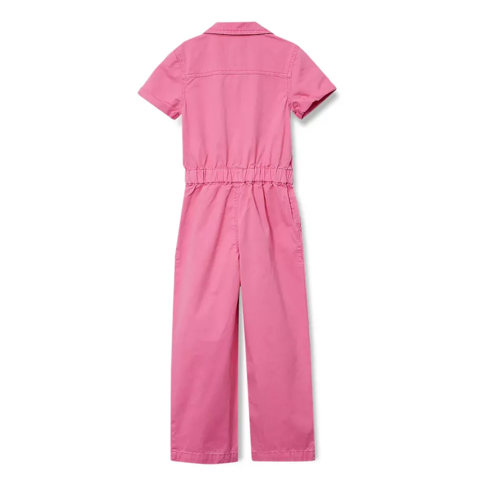 Girls Lightweight Denim Jumpsuit