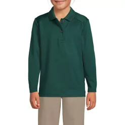 Girls Long Sleeve Feminine Fit Rapid Dry Polo Shirt