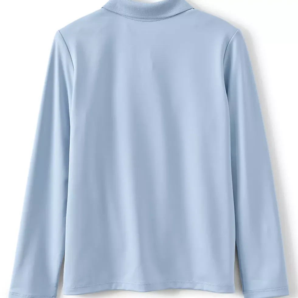 Girls Long Sleeve Feminine Fit Rapid Dry Polo Shirt