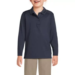 Girls Long Sleeve Feminine Fit Rapid Dry Polo Shirt