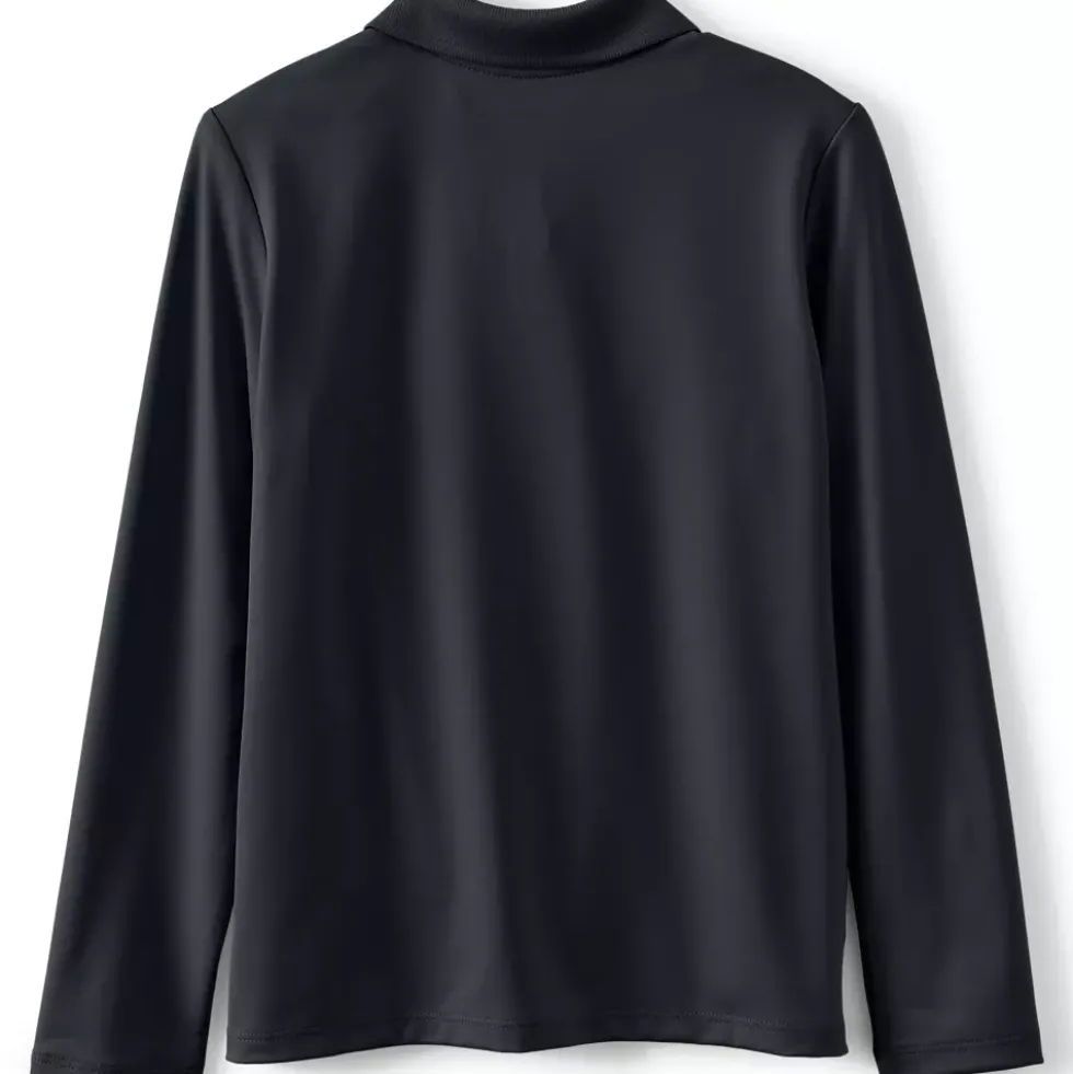 Girls Long Sleeve Feminine Fit Rapid Dry Polo Shirt