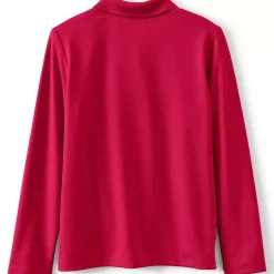 Girls Long Sleeve Feminine Fit Rapid Dry Polo Shirt
