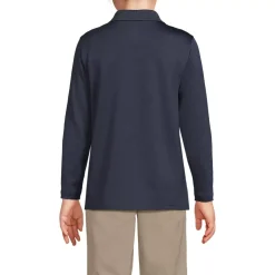 Girls Long Sleeve Feminine Fit Rapid Dry Polo Shirt