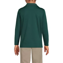 Girls Long Sleeve Feminine Fit Rapid Dry Polo Shirt