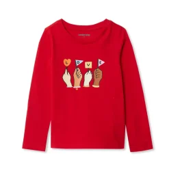 Girls Long Sleeve Graphic Tee