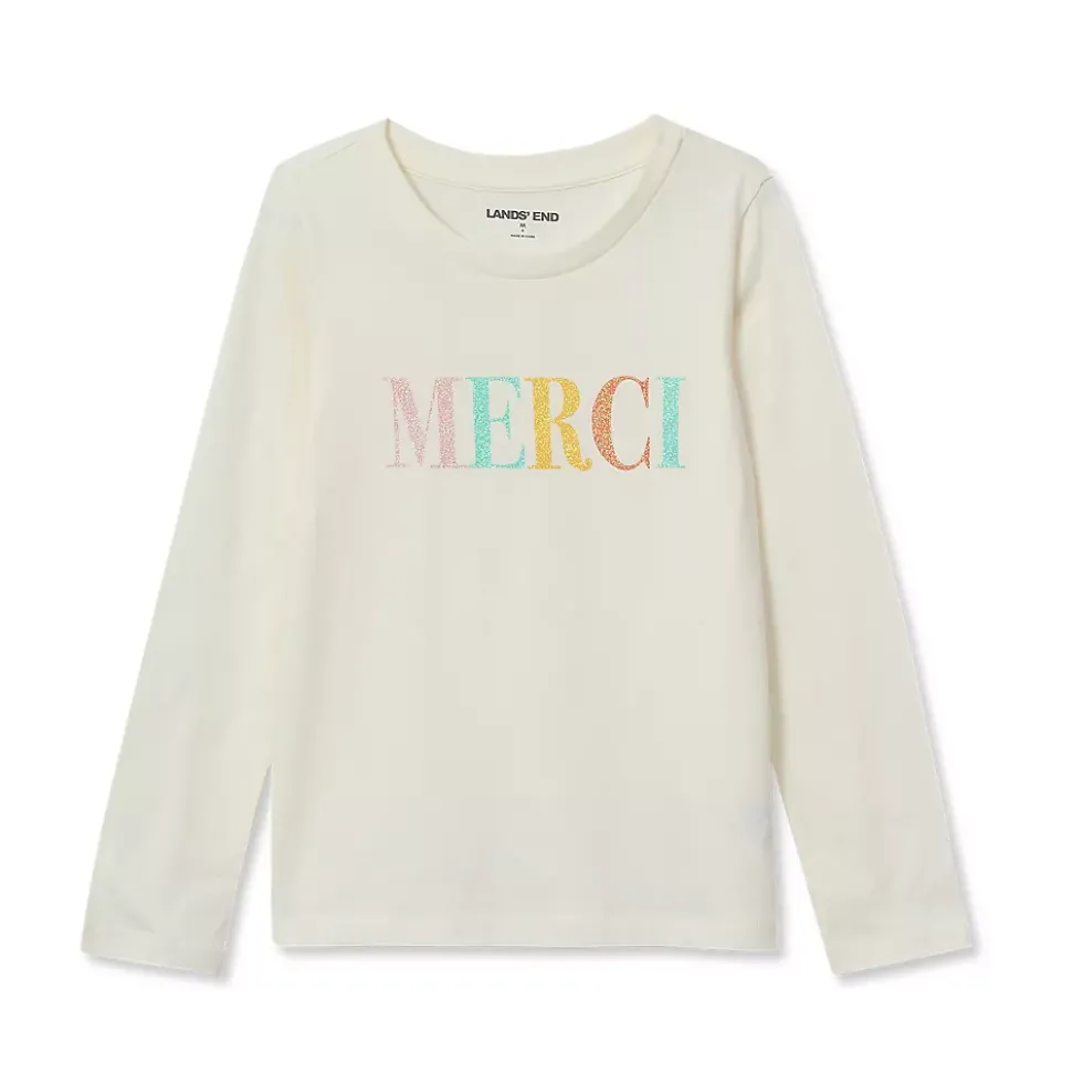 Girls Long Sleeve Graphic Tee