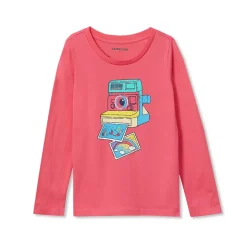 Girls Long Sleeve Graphic Tee