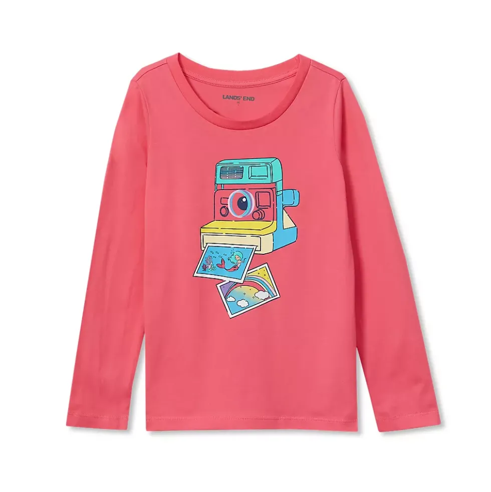 Girls Long Sleeve Graphic Tee