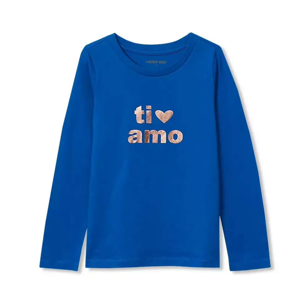 Girls Long Sleeve Graphic Tee