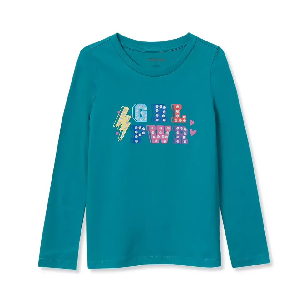 Girls Long Sleeve Graphic Tee