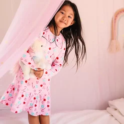 Girls Long Sleeve Jersey Nightgown