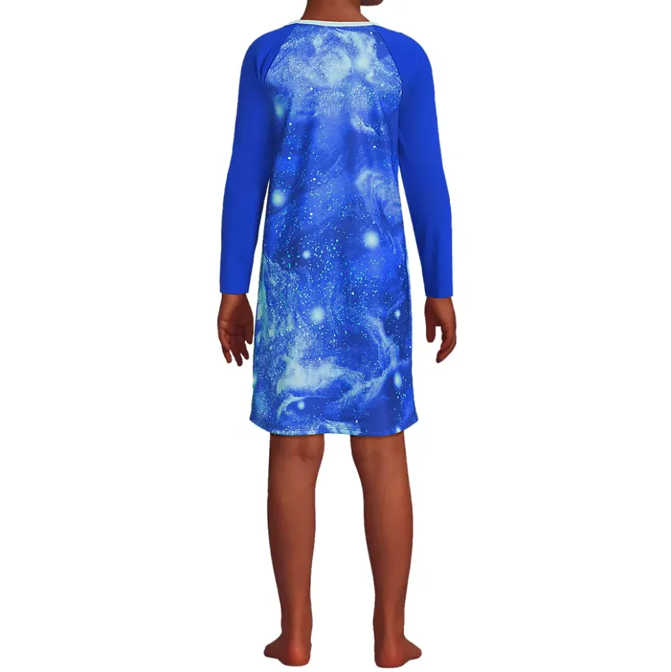 Girls Long Sleeve Jersey Nightgown