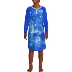 Girls Long Sleeve Jersey Nightgown