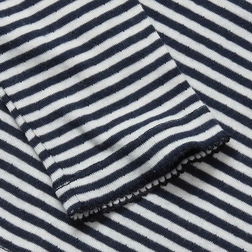 Girls Long Sleeve Pointelle Knit Shirt