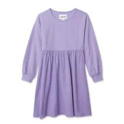 Girls Long Sleeve Ribbed Dress