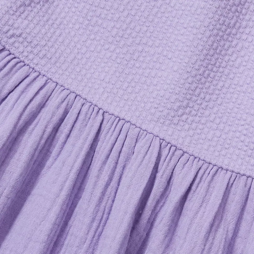 Girls Long Sleeve Ribbed Dress