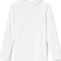 Girls Long Sleeve Ruffled Peter Pan Collar Knit Shirt