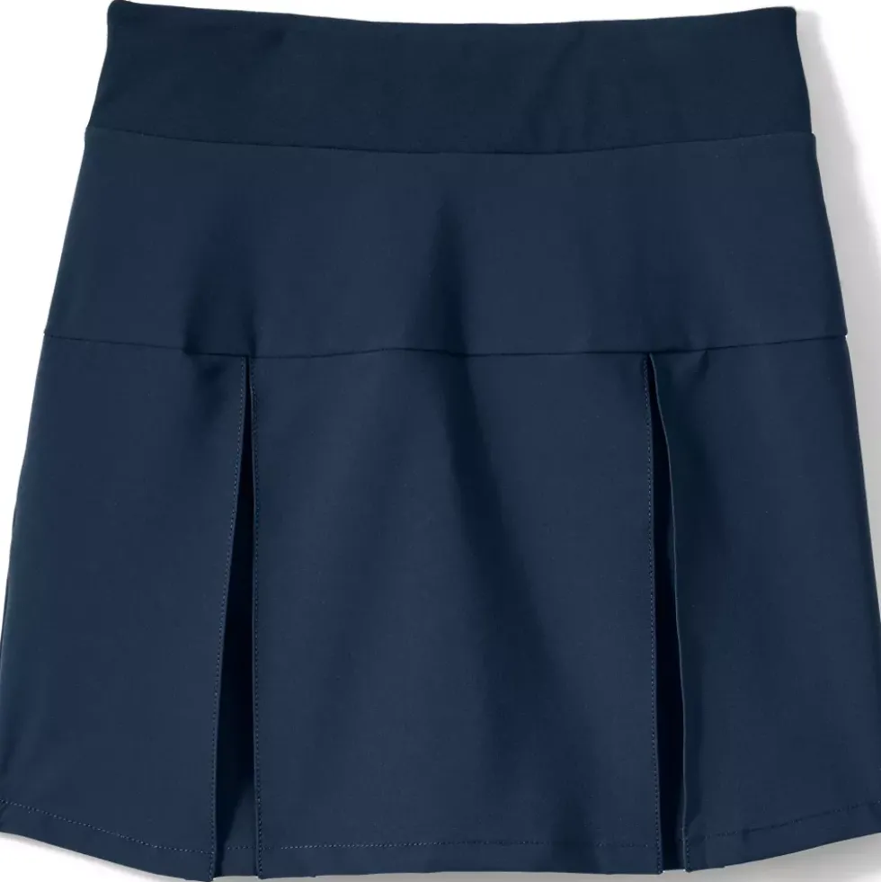 Girls Performance Pleated Skort Above the Knee