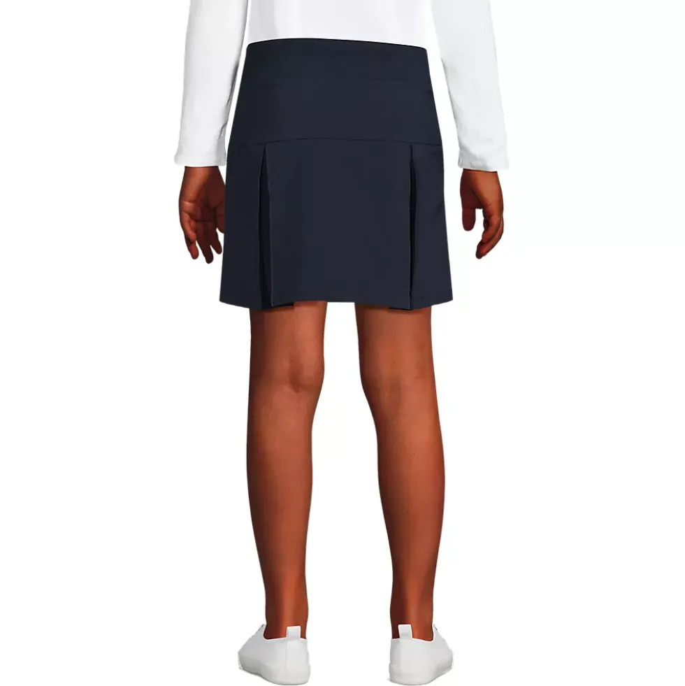 Girls Performance Pleated Skort Above the Knee