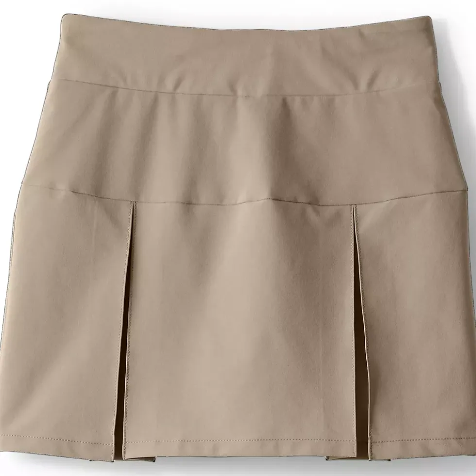 Girls Performance Pleated Skort Above the Knee